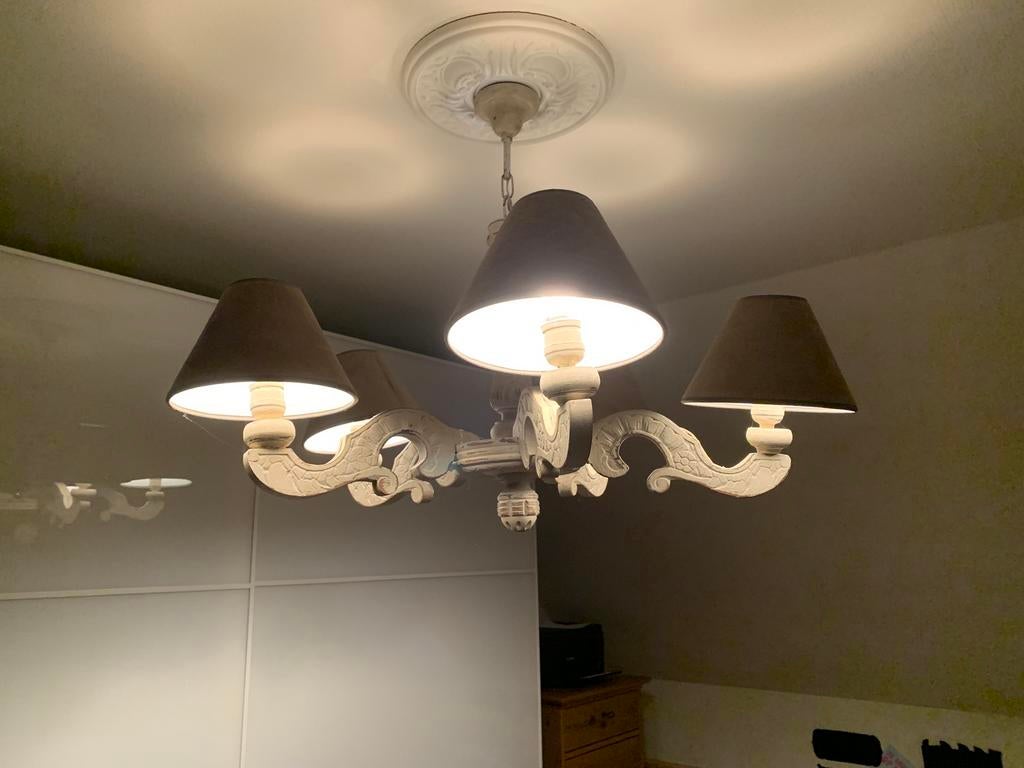 Luster, Huis en Inrichting, Lampen | Kroonluchters, Ophalen, Zo goed als nieuw