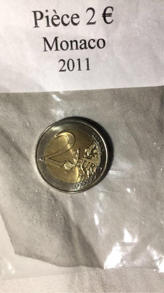 Pièce de Monaco 2011, Enlèvement ou Envoi, Monaco, 2 euros, Monnaie en vrac