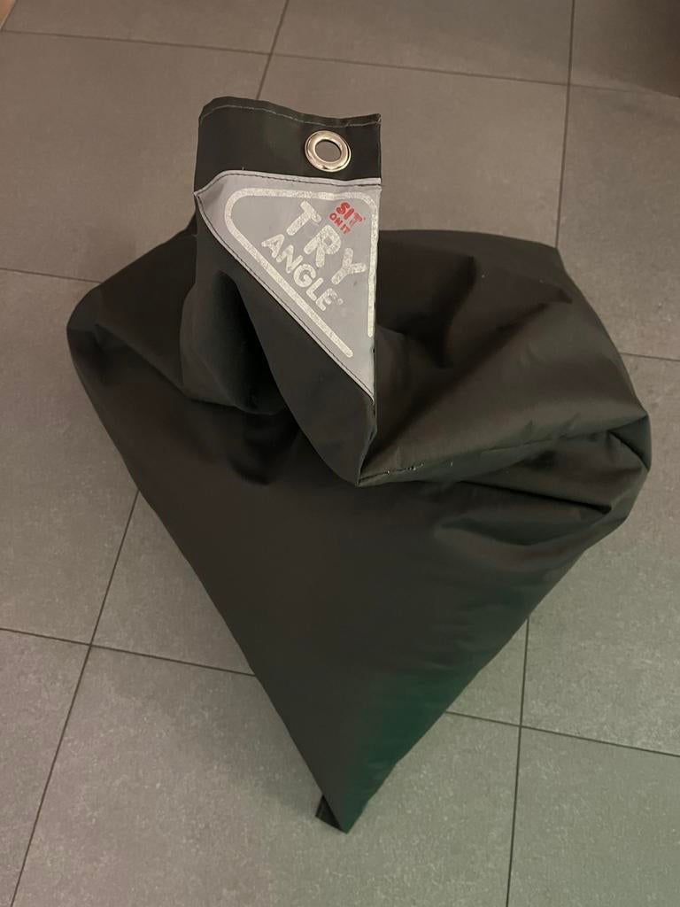 Zitzak XXL van Sit On It - Antraciet, Huis en Inrichting, Zitzakken, Ophalen, Zo goed als nieuw, Zwart, Zitzak