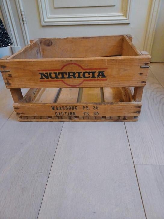 houten krat Nutricia, Ophalen