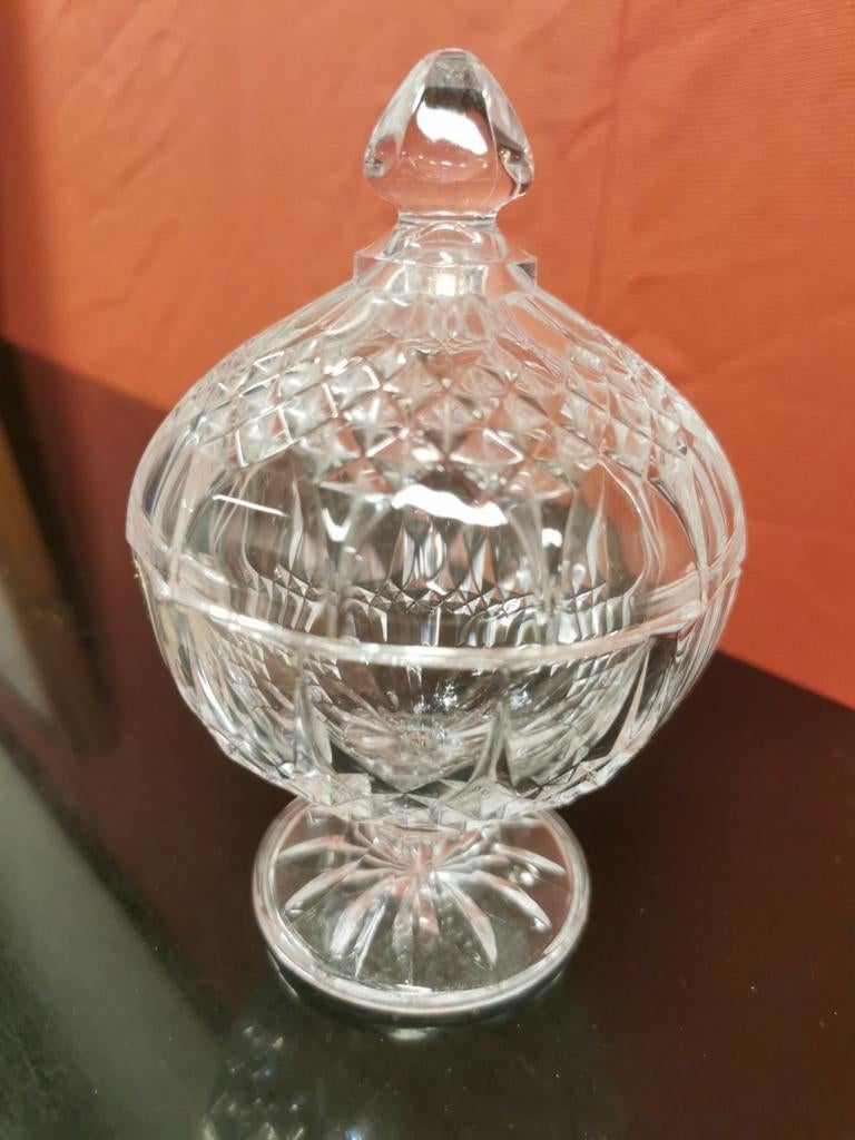 Boîte de rangement en cristal, Antiquités & Art, Enlèvement