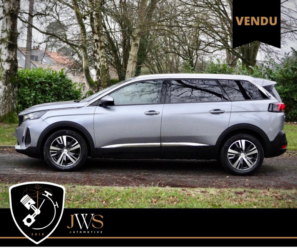 Peugeot 5008 1.5D 130 EAT8 7PL  ** VENDU **, Argent ou Gris, Achat, 1611 kg, Euro 6