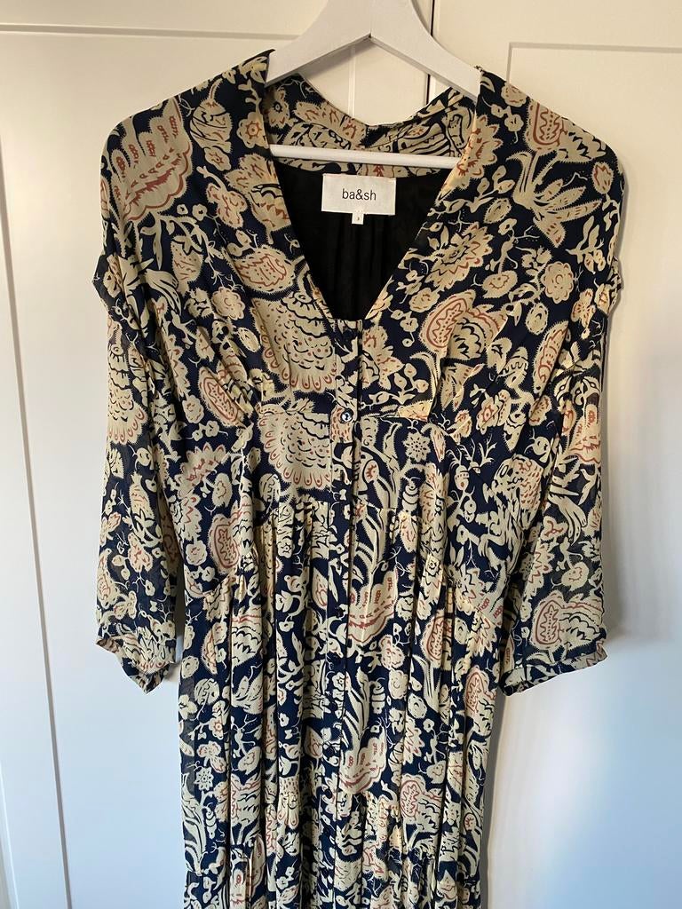 Jurk Ba&sh, Verzenden, Zo goed als nieuw, Blauw