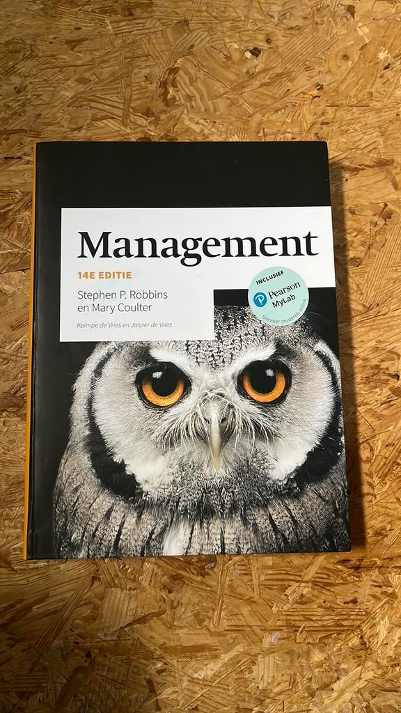 Stephen P. Robbins - Management, Livres, Livres scolaires, Néerlandais, Enlèvement ou Envoi