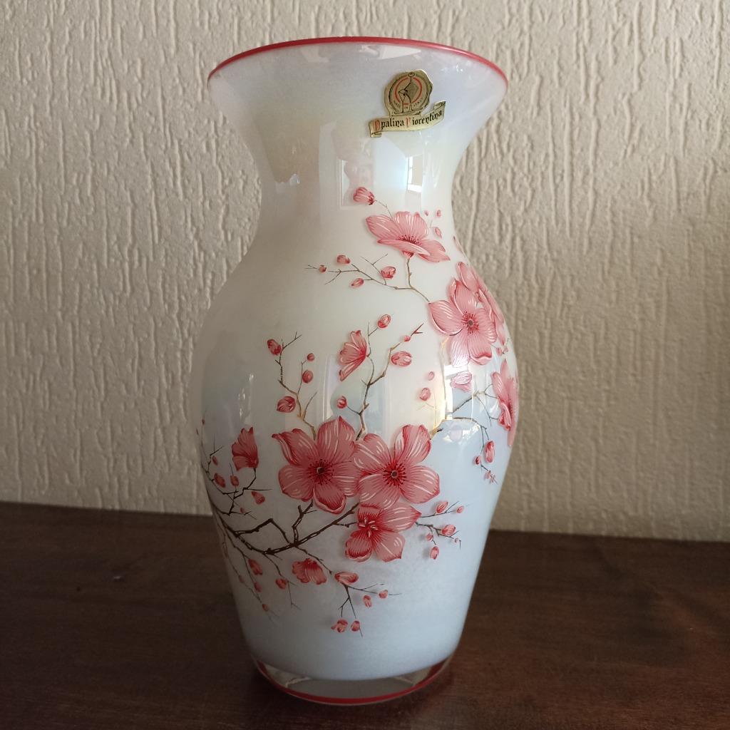 Vintage Opalina Fiorentina vaas, Ophalen of Verzenden