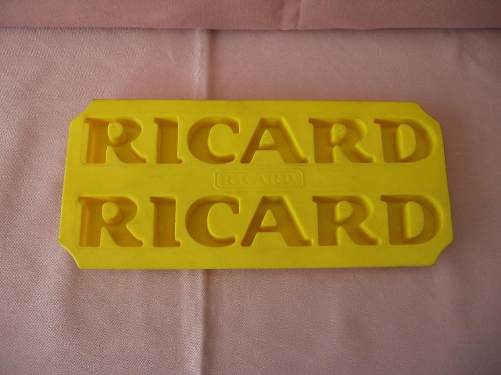 Coupe-glaçons Ricard jaune, lettres RICARD, dans le même sen, Collections, Marques & Objets publicitaires, Enlèvement ou Envoi