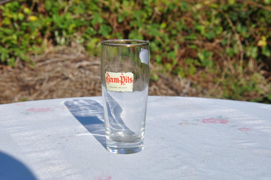 §  verre bam-pils brasserie des alliès, Collections, Marques de bière, Enlèvement ou Envoi, Utilisé, Verre ou Verres, Autres marques