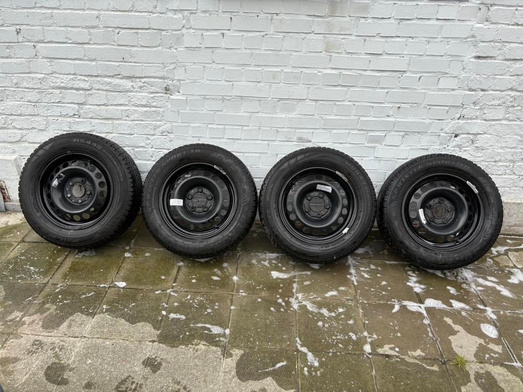 Jantes et pneus HIVER 15“ en 5x112 195/65/15, Enlèvement, Utilisé