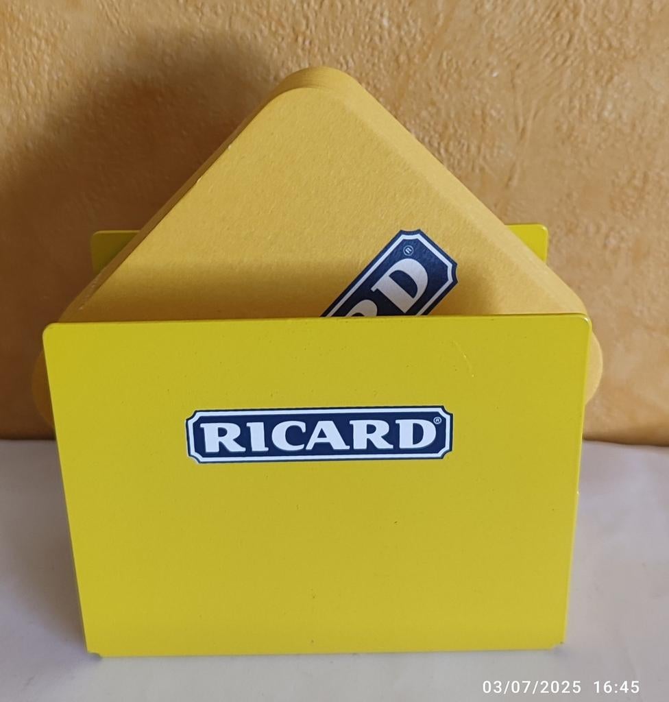 Un porte sous-bocks et 12 sous-bocks RICARD ., Enlèvement ou Envoi, Neuf, Panneau publicitaire