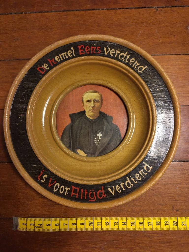 Rond lijstje Broeder Isodoor, Antiquités & Art, Enlèvement