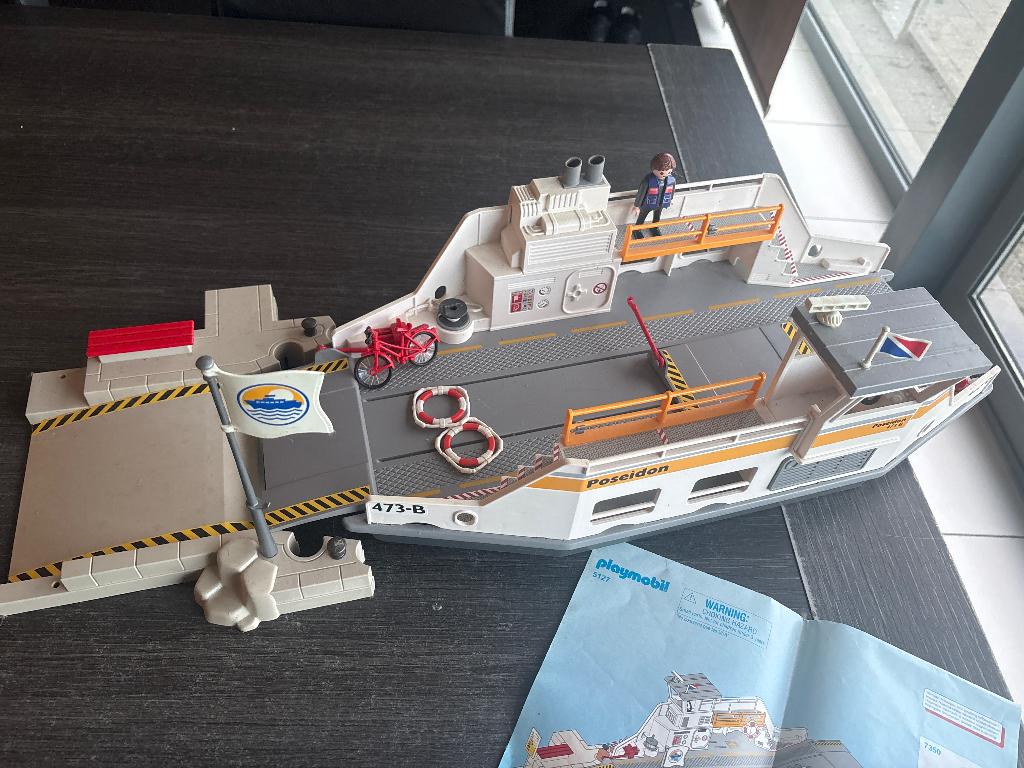 Playmobil 5127 veerboot, Ophalen of Verzenden, Zo goed als nieuw, Complete set