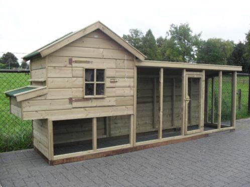 Kippenhok afsluitbaar met legnest ook maatwerk, Dieren en Toebehoren, Pluimvee, Meerdere dieren, Kip