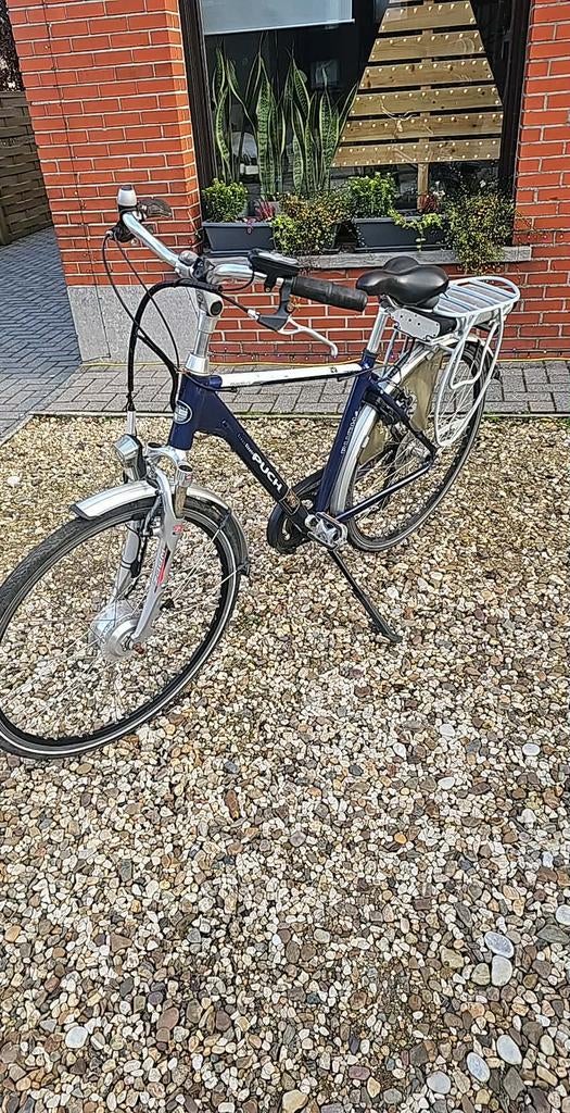 Elektrice fiets zonder lader staander stuk prima staat, Fietsen en Brommers, Fietsen | Heren | Herenfietsen, Ophalen, Gebruikt