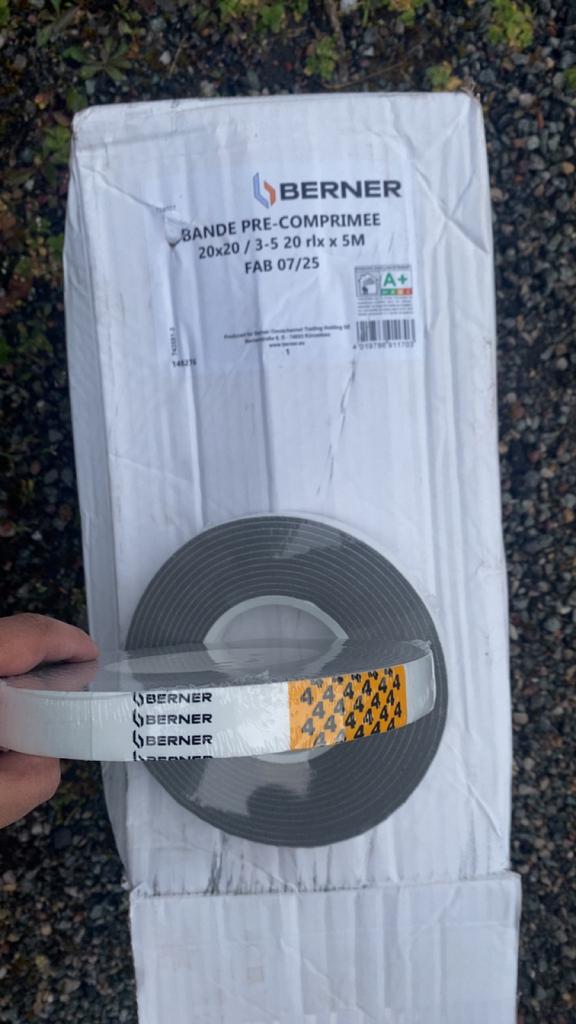 COMPRIBANDE + JOINT ÉTANCHÉITÉ + CARTOUCHE SPIT, Bricolage & Construction, Enlèvement, Neuf