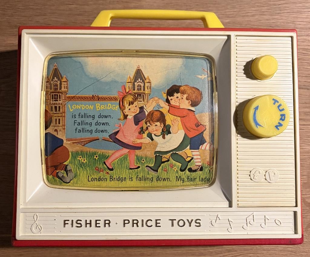 Two Tune Giant Screen Music Box TV (1966) Spel, Kinderen en Baby's, Ophalen of Verzenden, Gebruikt, Met geluid