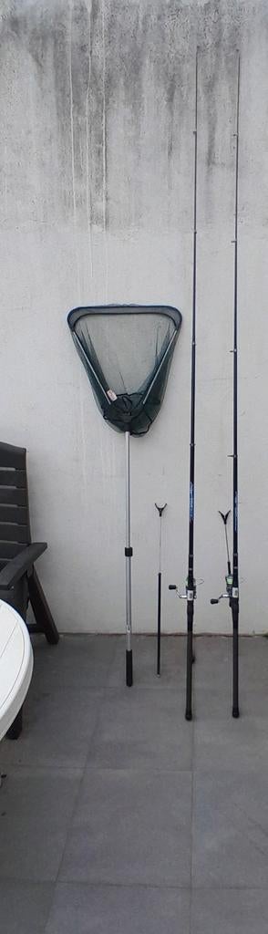 Complete Visset: 2x Werphengel 270cm + Molens + Net, Watersport en Boten, Ophalen, Werphengel