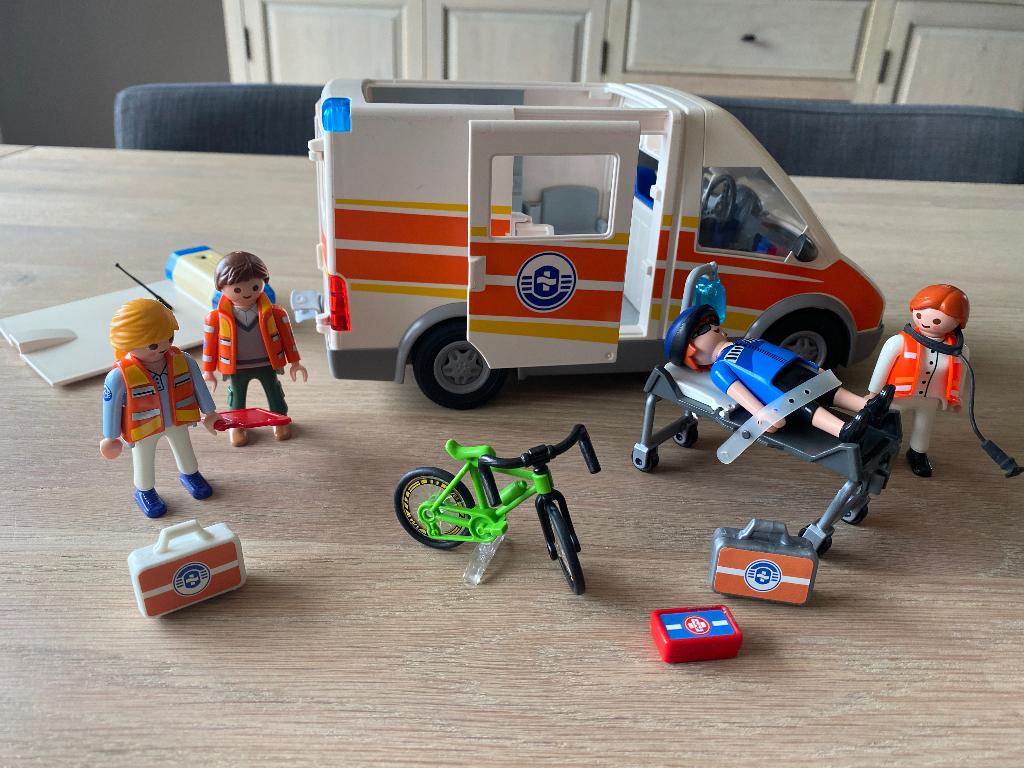 Playmobil ambulance 5541, Ophalen of Verzenden, Gebruikt, Complete set