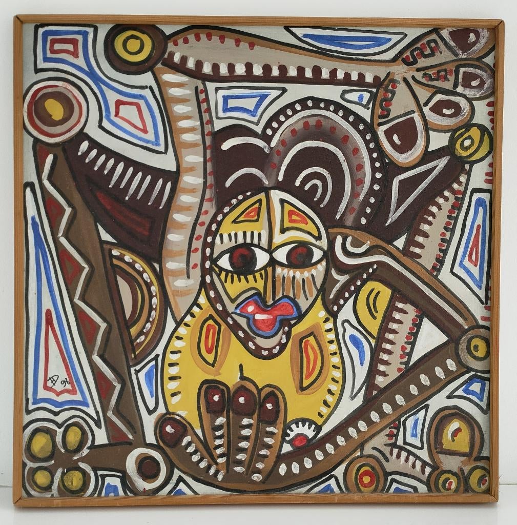 HUGUES DEMEURE (Franse kunstenaar) /Olieverf op doek (1998), Antiek en Kunst, Kunst | Schilderijen | Modern, Ophalen