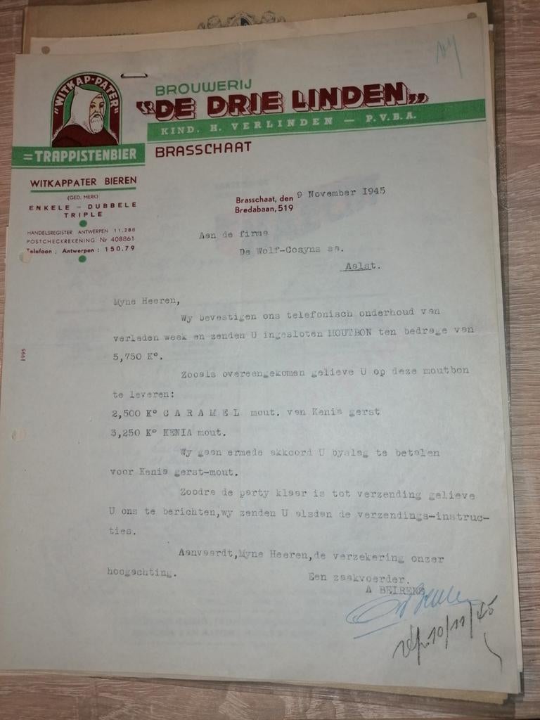 Witkap pater fac 1945, Ophalen of Verzenden