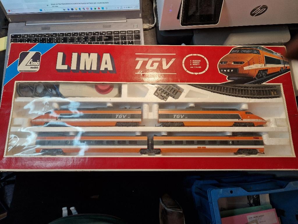 Lima HO Set TGV Réf: 104402T état NEUF, Hobby en Vrije tijd, Treinset, Nieuw, Ophalen of Verzenden, Analoog