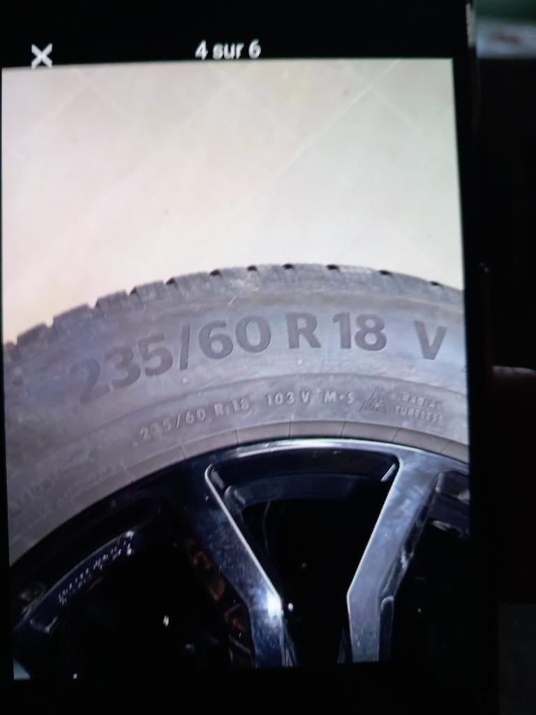 Pneus neige continental sur jantes Dezent 5x 112, Enlèvement, Neuf, 18 pouces, Pneu(s)