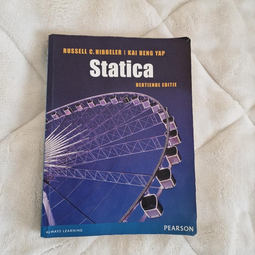 Statica Hibbler boek 13de editie, Livres, Informatique & Ordinateur, Enlèvement