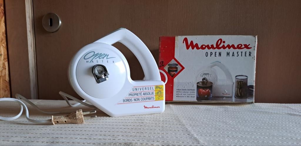 Vintage Moulinex elektrisch blikopener, Huis en Inrichting, Keuken | Keukenelementen, Ophalen of Verzenden