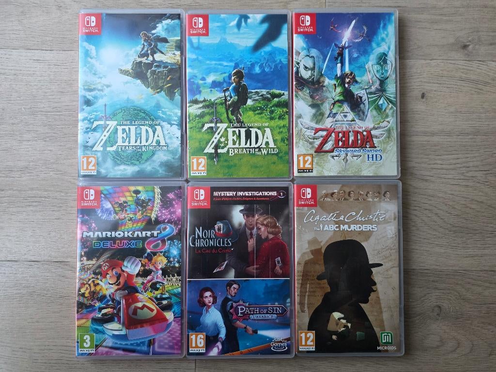 Nintendo Switch-games: verkocht per stuk lees de beschrijvin, Games en Spelcomputers, Games | Nintendo Switch, Ophalen, Zo goed als nieuw