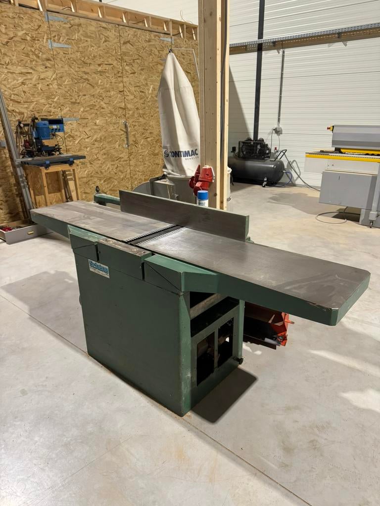 410 mm schaafmachine + boormachine, Doe-het-zelf en Bouw, Schaafmachines, Ophalen, Gebruikt