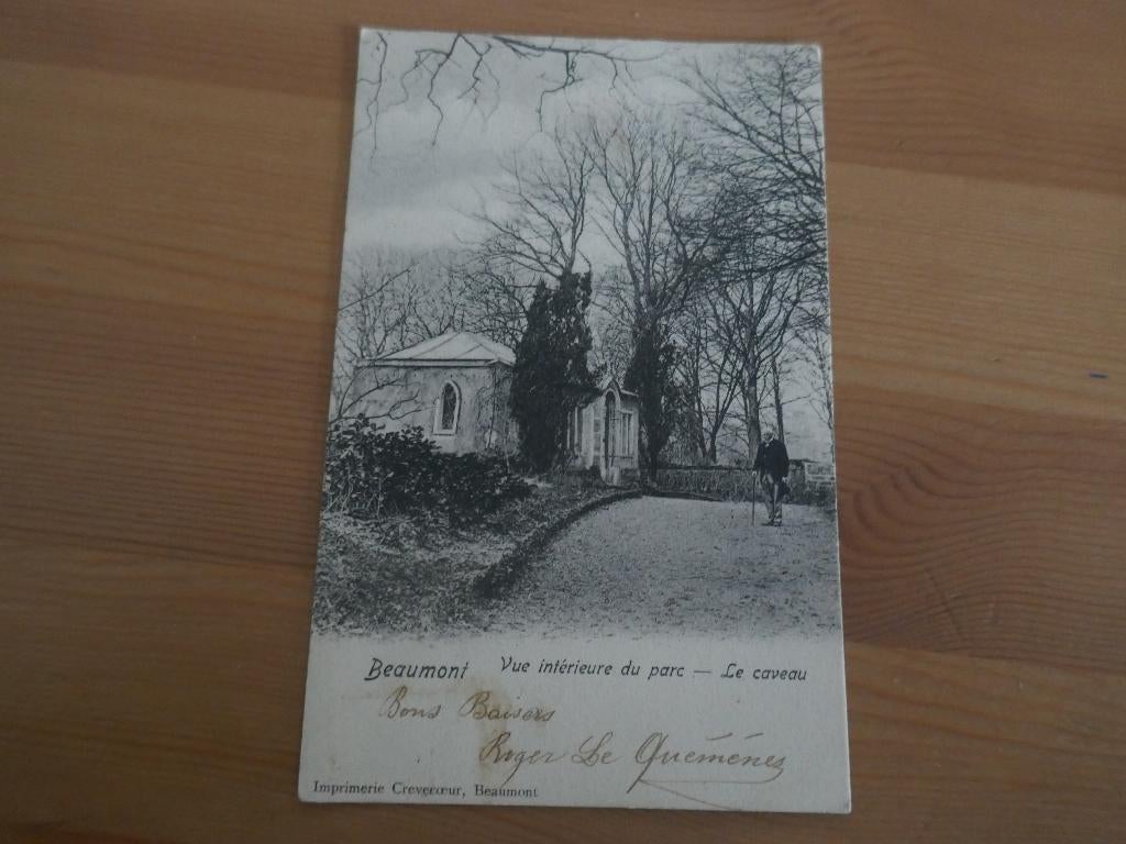 beaumont vue intérieure du parc le caveau, Collections, Enlèvement ou Envoi, Affranchie, Hainaut