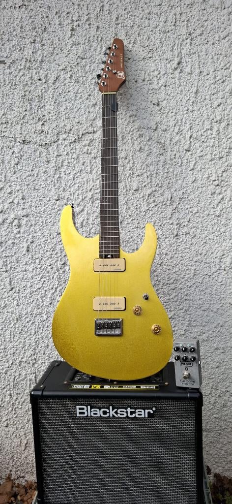 Elektrische guitar, versterker en fullbore metal, Muziek en Instrumenten, Ophalen, Zo goed als nieuw, Gitaar, 50 tot 100 watt