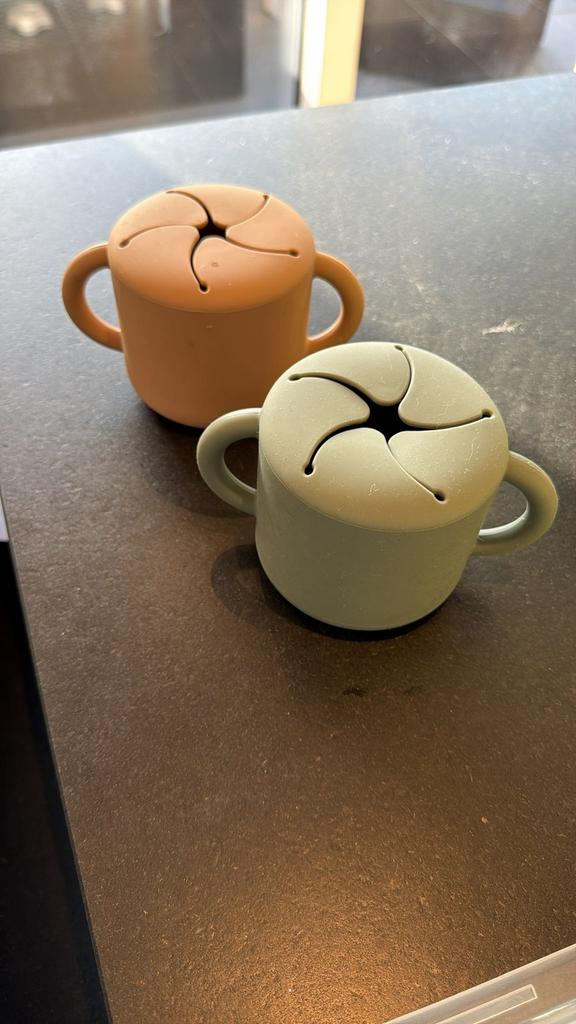 2x Mushie snackbeker (NIEUW), Ophalen, Nieuw