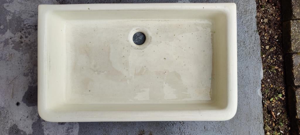 Gootsteen in steen, Doe-het-zelf en Bouw, Sanitair, Ophalen, Gebruikt, Steen, Overige typen