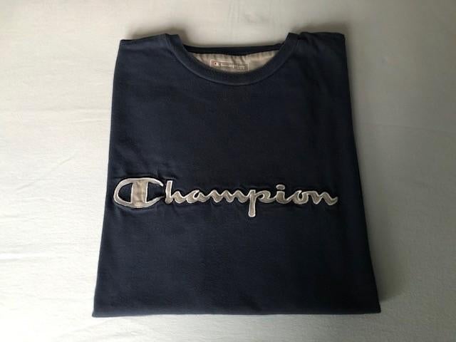 T-shirt Champion, Maat 52/54 (L), Blauw, Champion, Ophalen of Verzenden