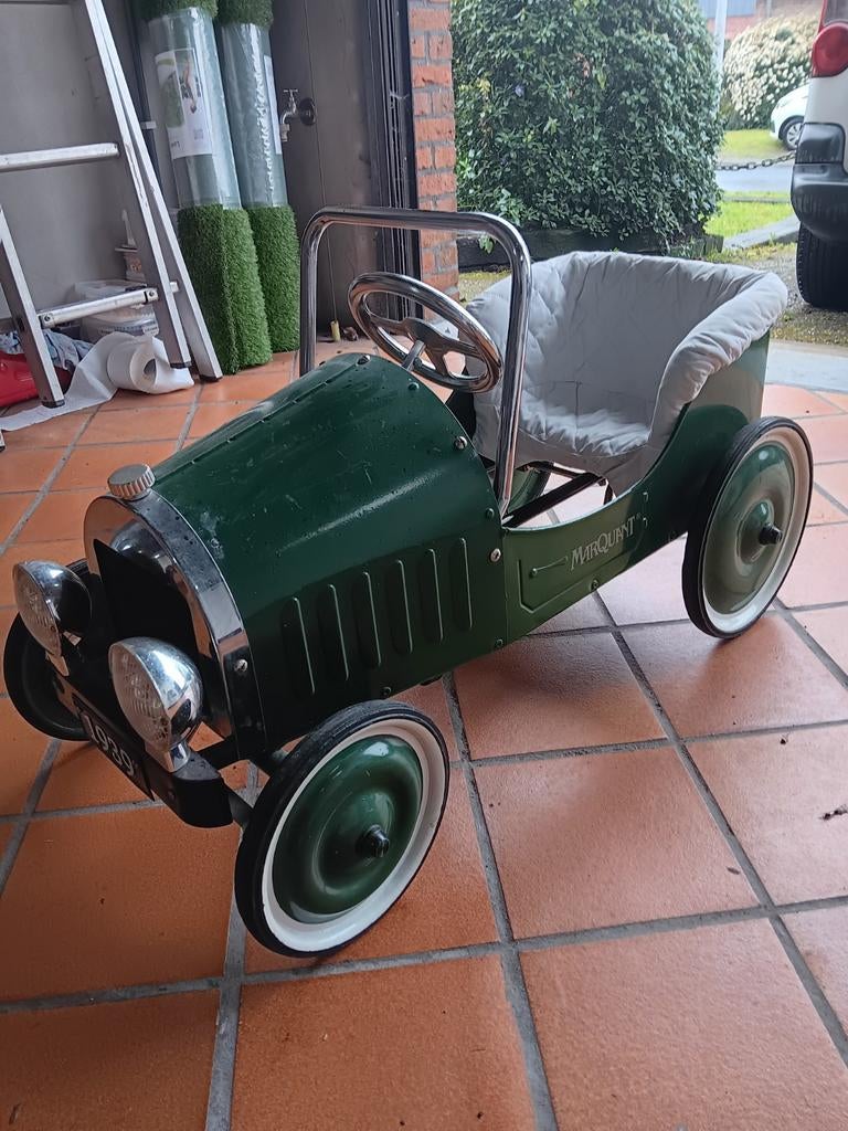 oude trapauto marquant 110€, Antiek en Kunst, Antiek | Speelgoed, Ophalen of Verzenden