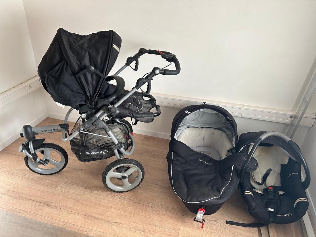3-in-1 kinderwagen, Kinderen en Baby's, Kinderwagens en Combinaties, Gebruikt, Verstelbare duwstang, Ophalen, Kinderwagen