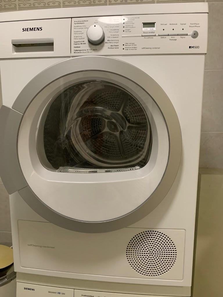 Droogkast Siemens, Elektronische apparatuur, Droogkasten, Zo goed als nieuw, Condens, Voorlader, Ophalen