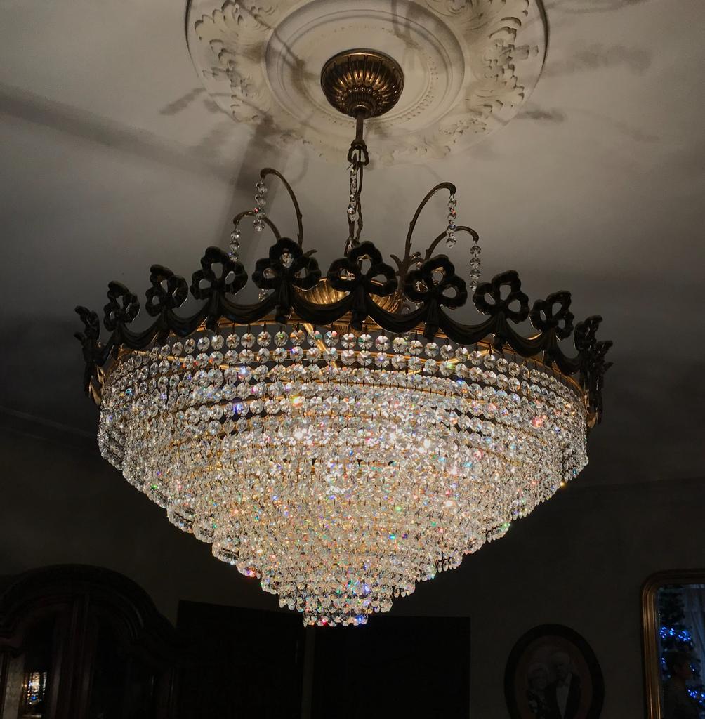 Kristallen luster, Ophalen, Zo goed als nieuw