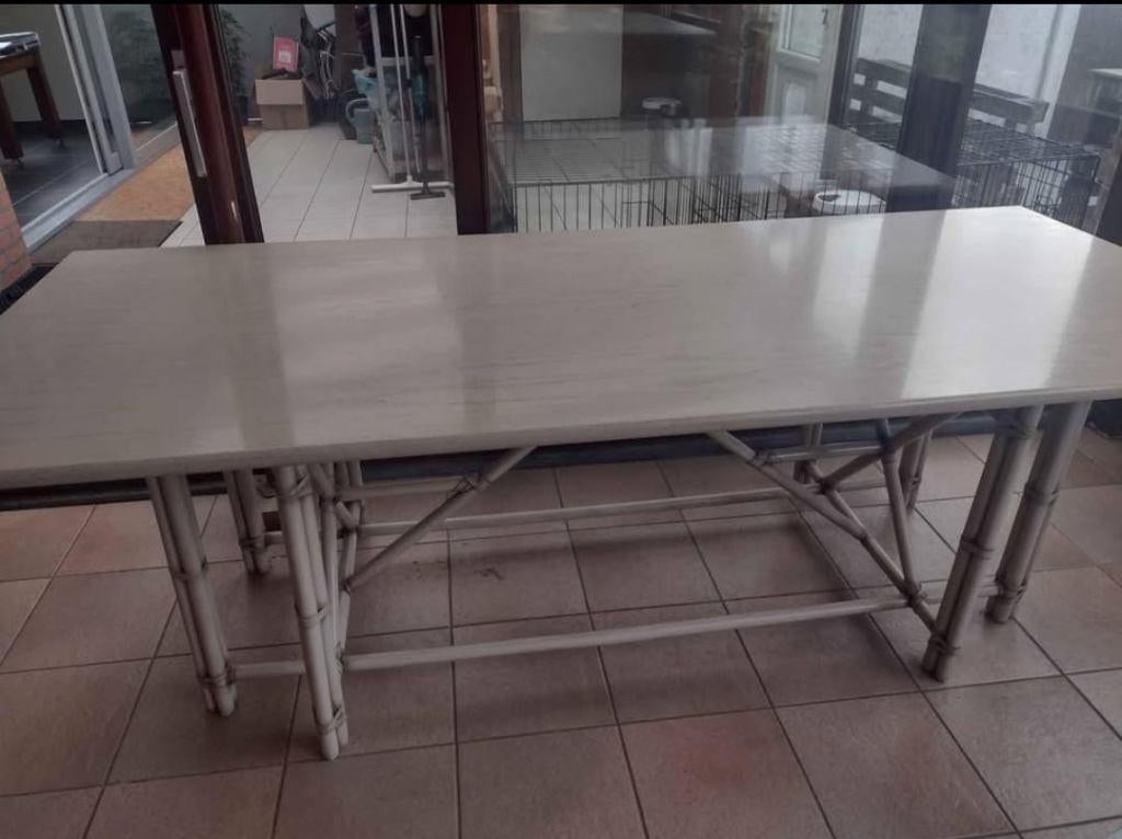 table à manger, Comme neuf, 100 à 150 cm, Enlèvement, Rectangulaire