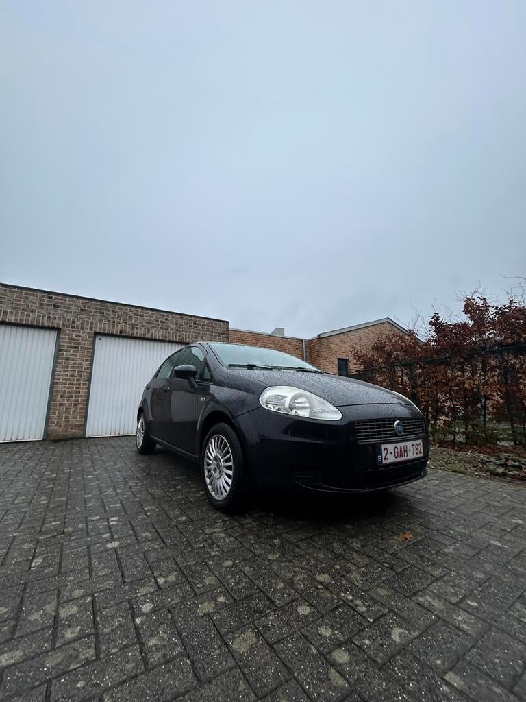 Fiat Grande Punto 1.3, Auto's, Fiat, Grande Punto, Zwart, 5 deurs, Euro 4