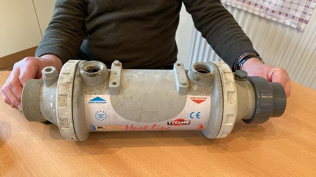 Echangeur chaleur Zodiac pour piscine, Enlèvement, Utilisé, Chauffage