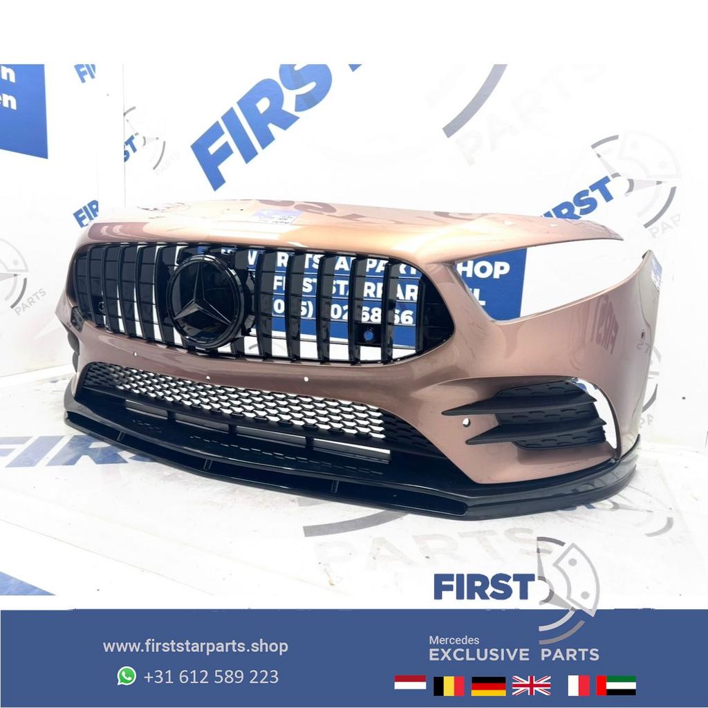 W177 A35 AMG Voorbumper + BRABUS SPOILER Mercedes A Klasse 2, Gebruikt, -, Voor, Ophalen of Verzenden