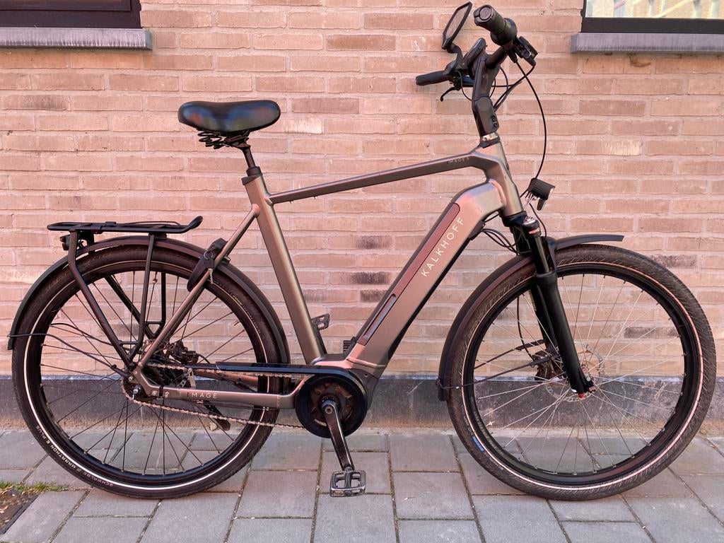 Elektrische KALKHOFF IMAGE 5 Herenfiets Rijzen, Ophalen, Veloretti, Zo goed als nieuw, 59 cm of meer