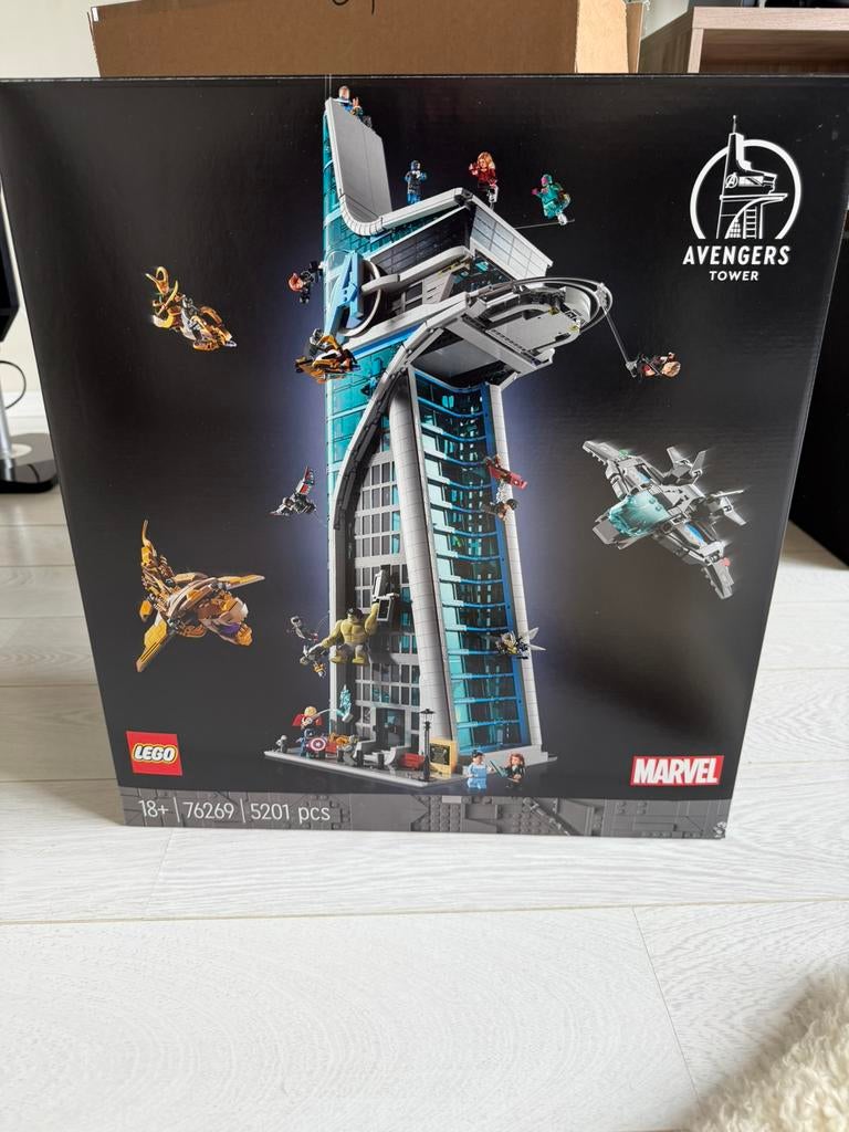 Lego Avengers Toren, Kinderen en Baby's, Speelgoed | Duplo en Lego, Ophalen of Verzenden, Zo goed als nieuw, Complete set, Lego