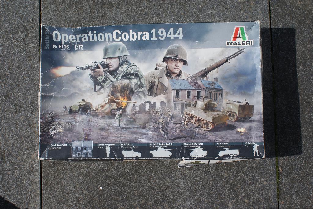 Italeri - Operation Cobra 1944 - 1/72, Italeri, Ophalen of Verzenden, Zo goed als nieuw, Tank