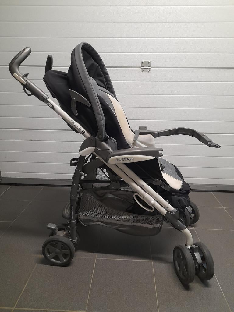 3 in 1 Buggy :met draagmand, maxi-cosi en idefix, Ophalen, Gebruikt, Overige merken, Zonnekap