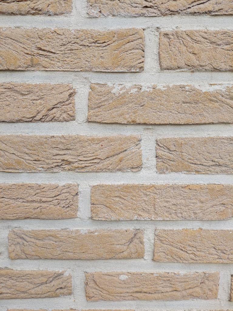 Gevelstenen zandkleur NIEUW +- 530 stuks 60euro, Enlèvement, Neuf, Briques