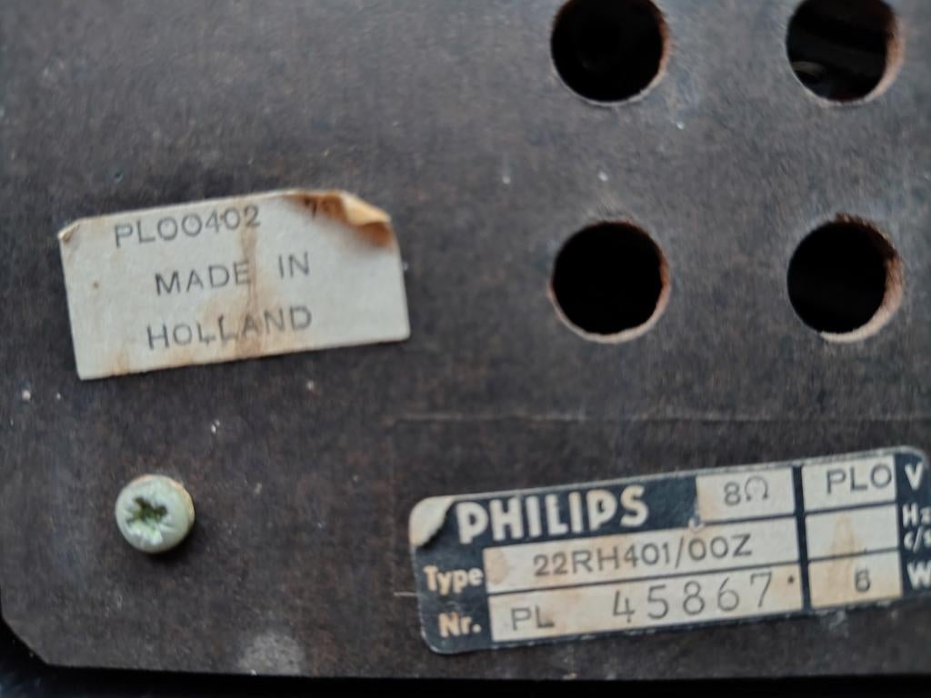 Boîtier haut-parleur Philips 6 Watt 8 ohms, Enlèvement