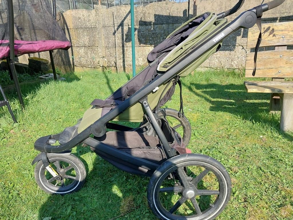 Thule urban glide 2 buggy + accessoires, Kinderen en Baby's, Buggy's, Ophalen, Zo goed als nieuw, Overige merken, Regenhoes