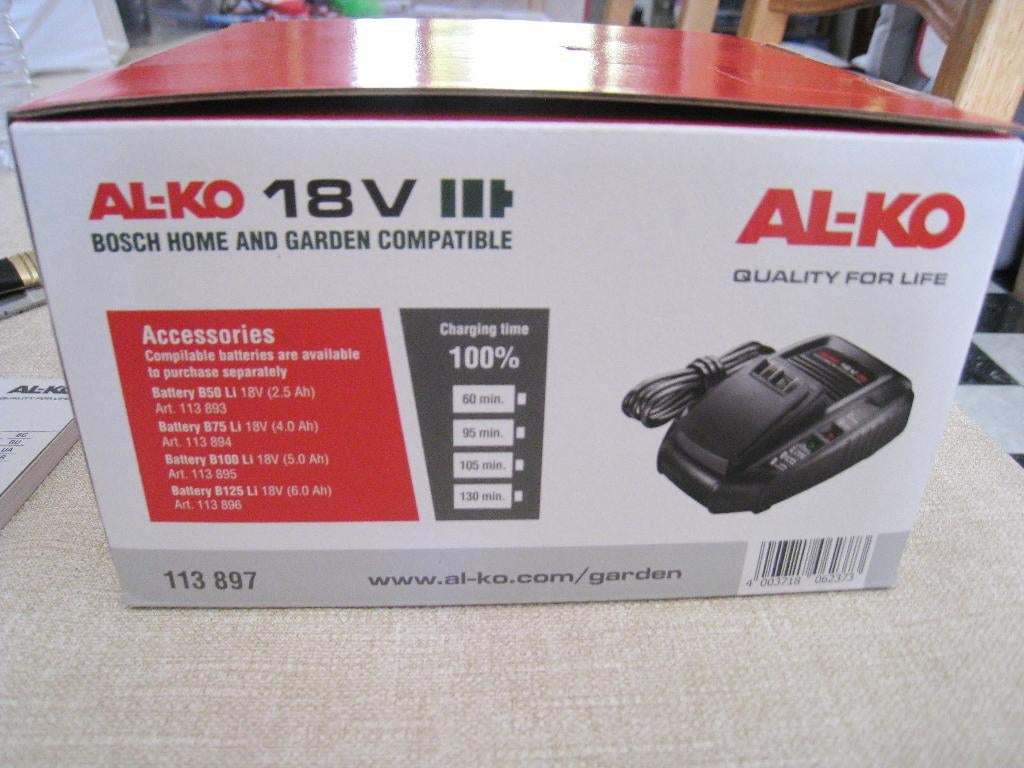 Chargeur BOSCH - AL-KO 18 volts compatible + cadeau, Enlèvement ou Envoi, Neuf